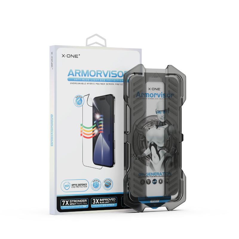 X.One® Hybrid Polymer Impact Screen Protector with Installer Kit