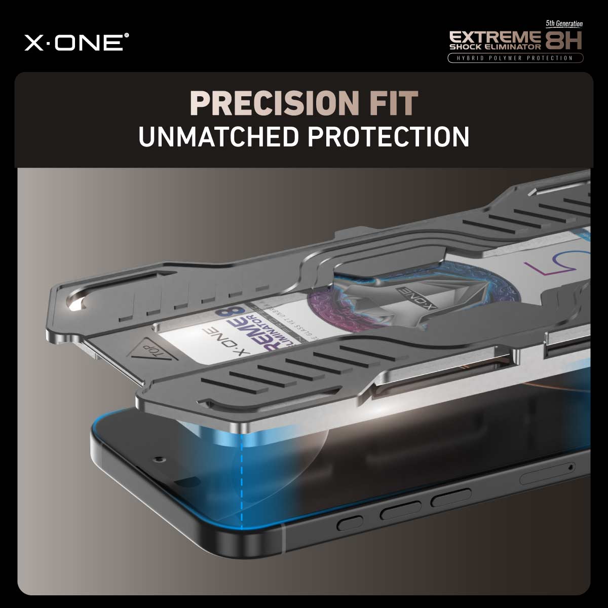 X.One® Hybrid Polymer Impact Screen Protector (ClearHD) with Installer Kit